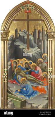 The Lamentation Over Christ - Różnorodne Stylizacje Twarzy i Emocjonalne Wyrażenie Obuwie